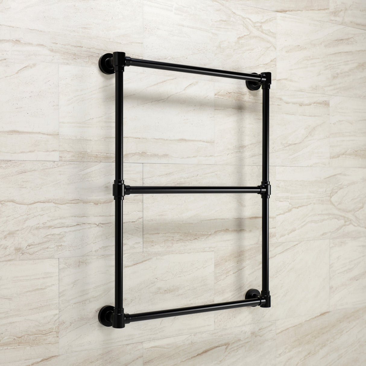 Gallant DTM322430 24-Inch Wall Mount 3-Bar Towel Rack, Matte Black