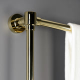 Gallant DTM322432 24-Inch Wall Mount 3-Bar Towel Rack, Polished Brass