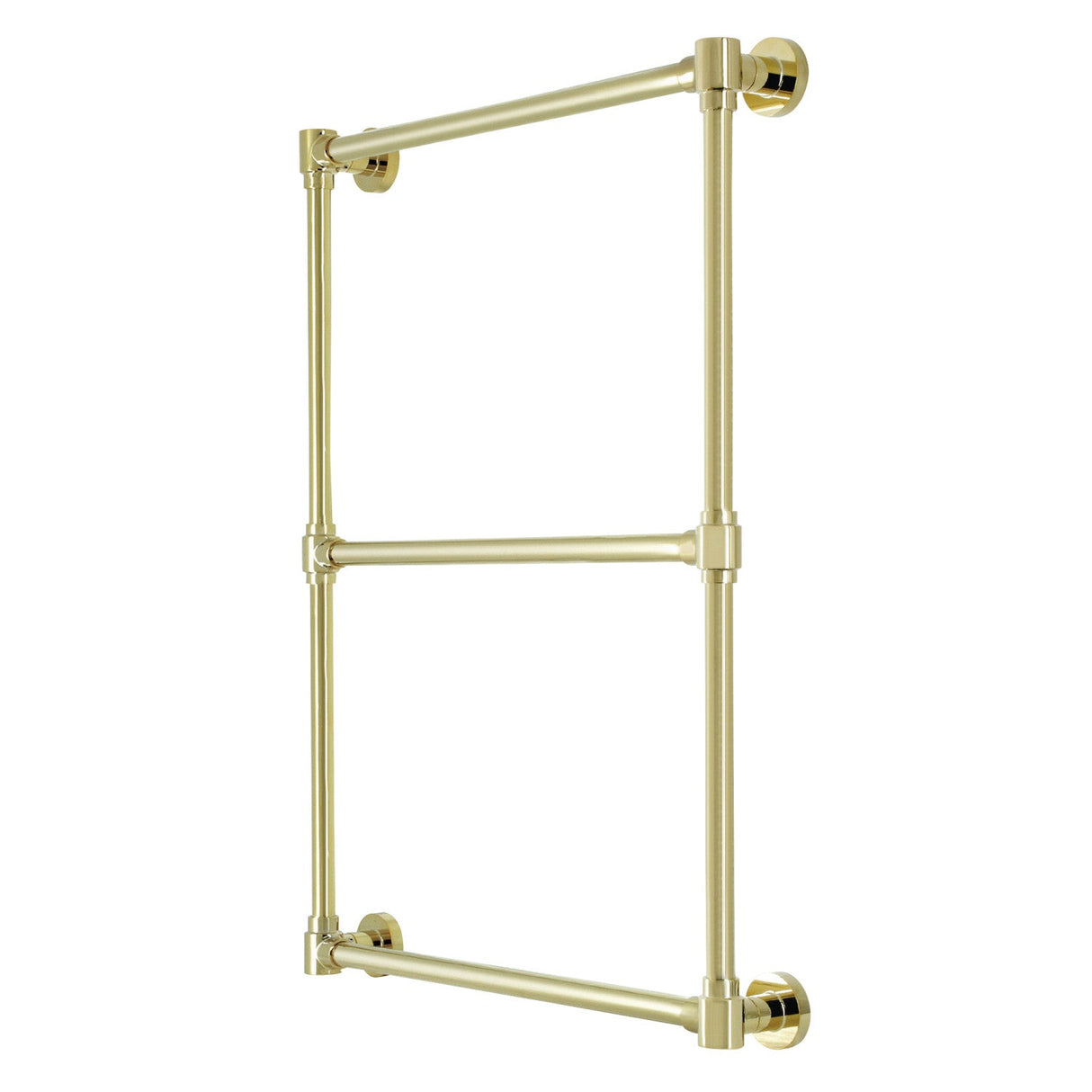 Gallant DTM322432 24-Inch Wall Mount 3-Bar Towel Rack, Polished Brass