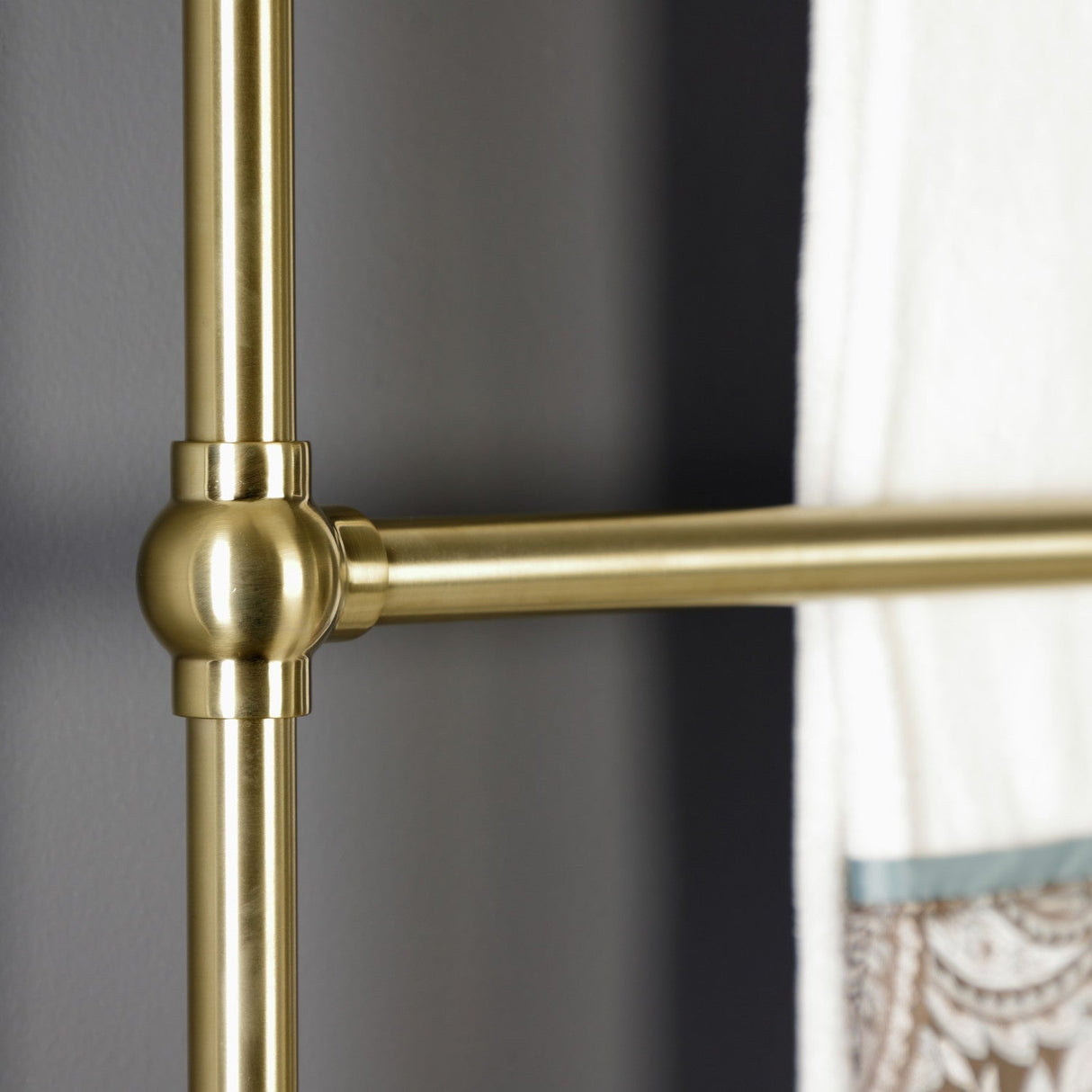 Palatine DTM32243BB 24-Inch Wall Mount 3-Bar Towel Rack, Brushed Brass