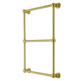 Palatine DTM32243BB 24-Inch Wall Mount 3-Bar Towel Rack, Brushed Brass