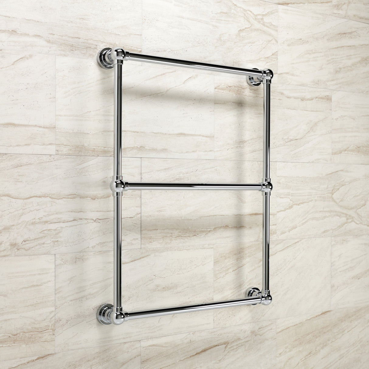 Palatine DTM32243CP 24-Inch Wall Mount 3-Bar Towel Rack, Polished Chrome