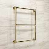 Palatine DTM32243PB 24-Inch Wall Mount 3-Bar Towel Rack, Polished Brass