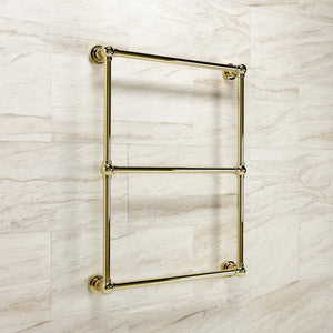 Palatine DTM32243PB 24-Inch Wall Mount 3-Bar Towel Rack, Polished Brass