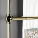 Palatine DTM32243PB 24-Inch Wall Mount 3-Bar Towel Rack, Polished Brass