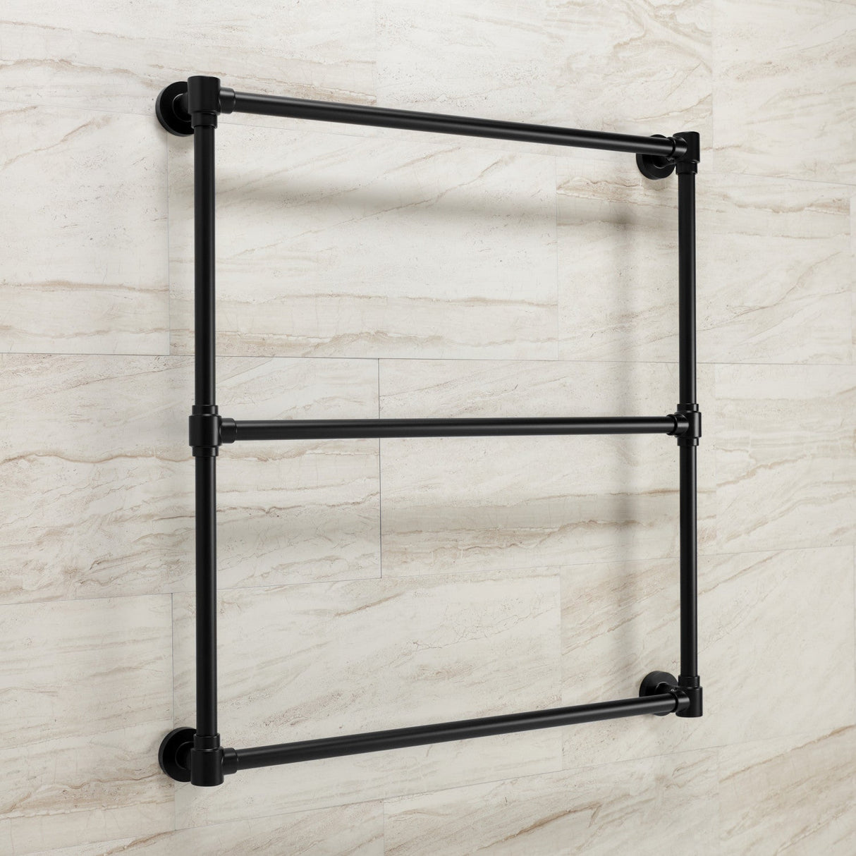 Gallant DTM323030 30-Inch Wall Mount 3-Bar Towel Rack, Matte Black