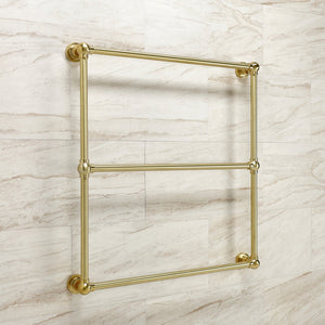 Palatine DTM32303BB 30-Inch Wall Mount 3-Bar Towel Rack, Brushed Brass