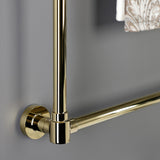 Gallant DTM323632 36-Inch Wall Mount 3-Bar Towel Rack, Polished Brass