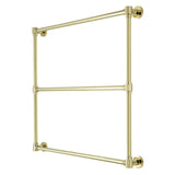 Gallant DTM323632 36-Inch Wall Mount 3-Bar Towel Rack, Polished Brass