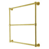 Gallant DTM323637 36-Inch Wall Mount 3-Bar Towel Rack, Brushed Brass