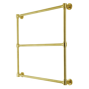 Gallant DTM323637 36-Inch Wall Mount 3-Bar Towel Rack, Brushed Brass