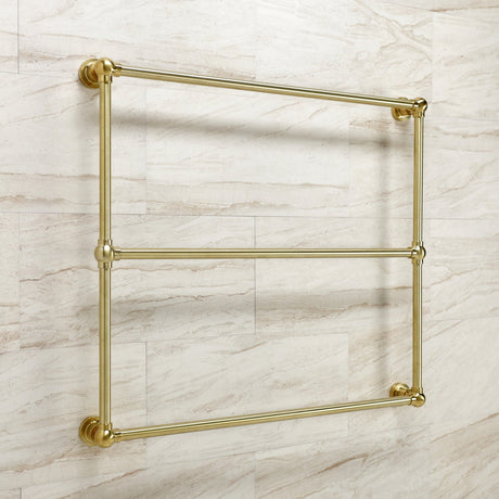 Palatine DTM32363BB 36-Inch Wall Mount 3-Bar Towel Rack, Brushed Brass