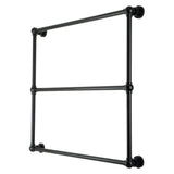 Palatine DTM32363MB 36-Inch Wall Mount 3-Bar Towel Rack, Matte Black