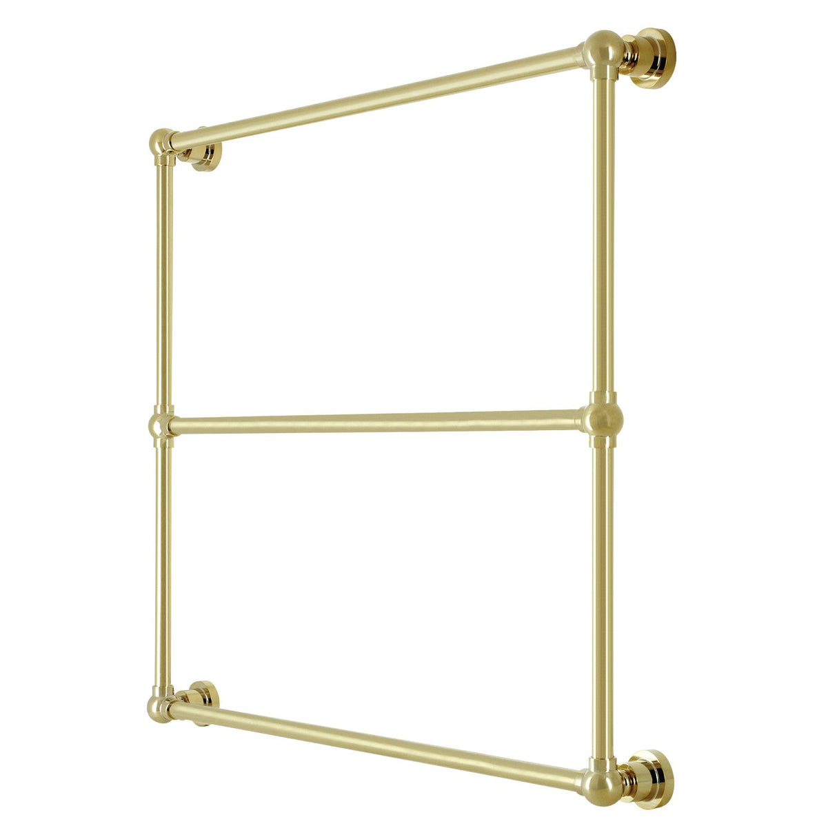 Palatine DTM32363PB 36-Inch Wall Mount 3-Bar Towel Rack, Polished Brass
