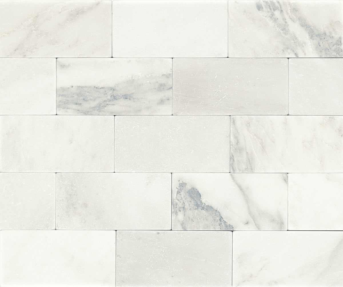 Daltile Marble First Snow Elegance Rectangle 12x24 Honed Stone Tile