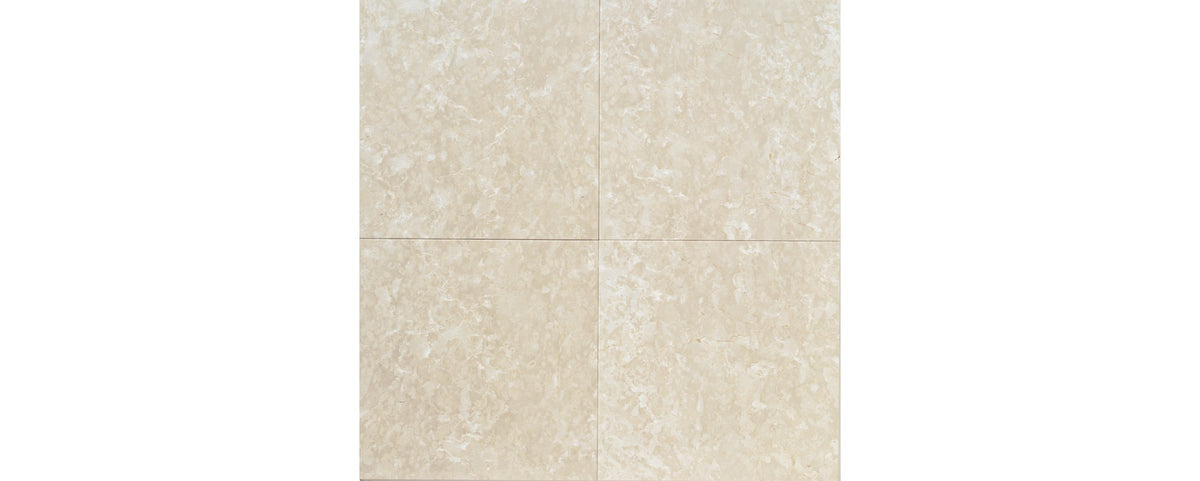 American Olean Marble Botticino Fiorito Square 12x12 Polished Stone Tile