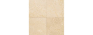 American Olean Marble Crema Marfil Elegance Square 12x12 Polished Stone Tile