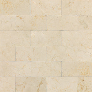 American Olean Marble Crema Marfil Classico Rectangle 12x24 Honed Stone Tile