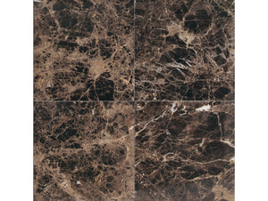 American Olean Marble Emperador Dark Square 18x18 Polished Stone Tile