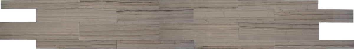 Daltile Marble Silver Screen Rectangle 8x36 Polished Stone Tile