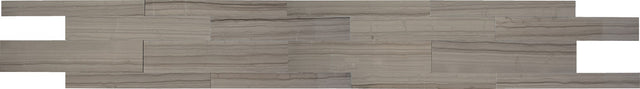 Daltile Marble Silver Screen Rectangle 8x36 Polished Stone Tile