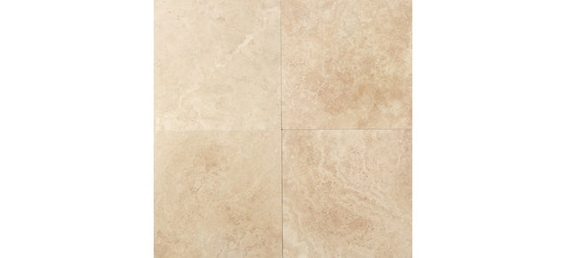 Daltile Travertine Mediterranean Ivory Square 12x12 Honed Stone Tile