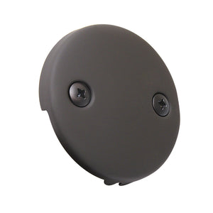 Made To Match DTT105 Round Bathtub Overflow Plate, Oil Rubbed Bronze