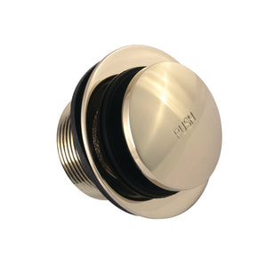 Made To Match DTT202 Brass Toe Touch Tub Drain, Polished Brass