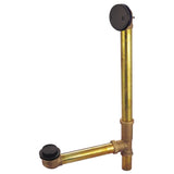 Made To Match DTT2165 21-Inch Brass Toe Touch Tub Waste and Overflow, Oil Rubbed Bronze