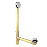 Made To Match DTT2181 23-Inch Brass Toe Touch Tub Waste and Overflow, Polished Chrome