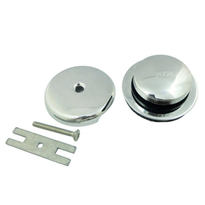 Trimscape DTT5302A1 Zinc Alloy Alloy Toe Touch Tub Drain Conversion Kit, Polished Chrome