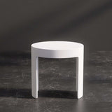 New England Home Goods 16" Forma Solid Surface Shower Stool