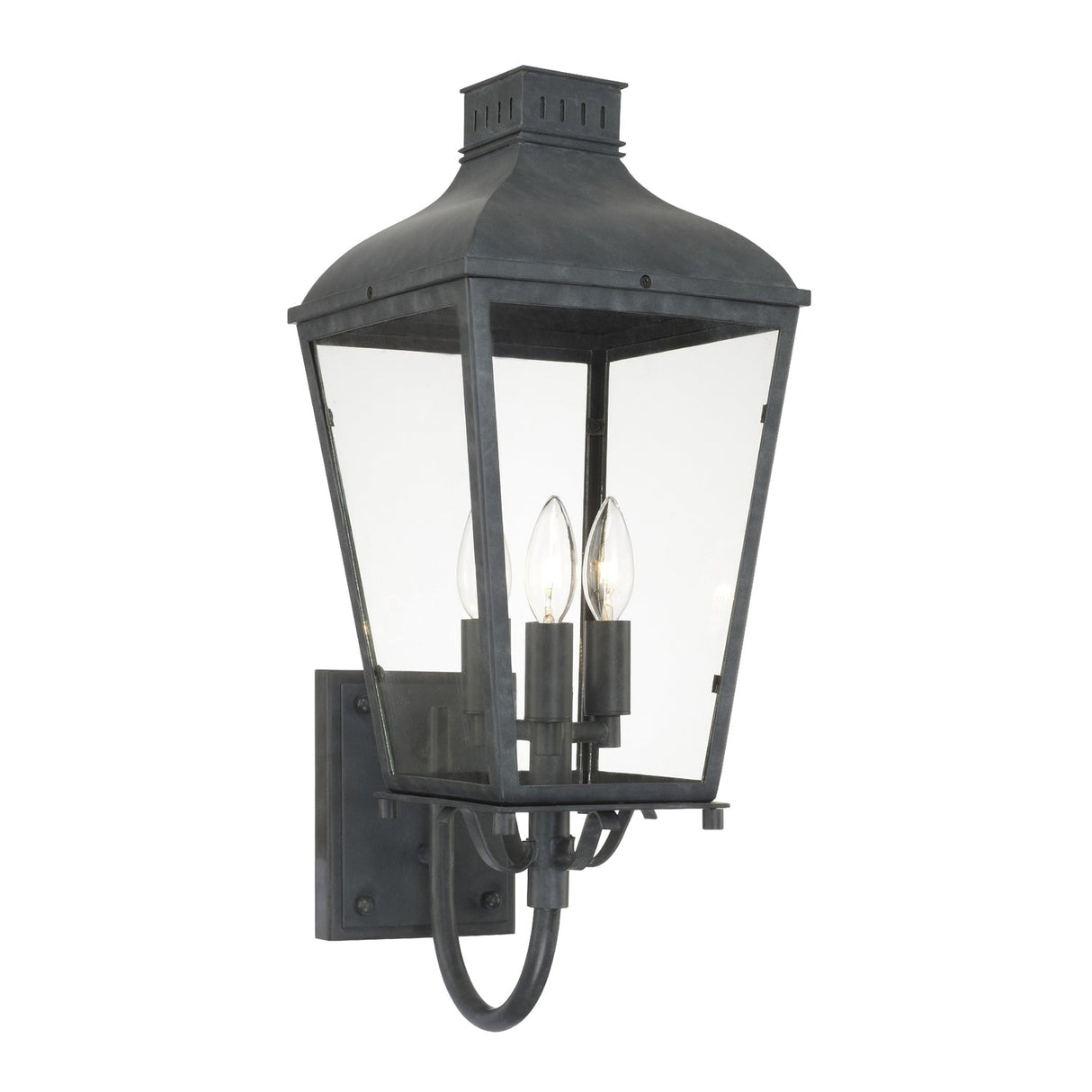 Dumont 3 Light Graphite Outdoor Sconce DUM-9802-GE