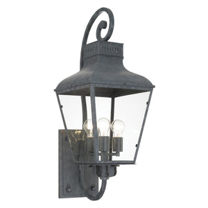 Dumont 3 Light Graphite Outdoor Sconce DUM-9803-GE