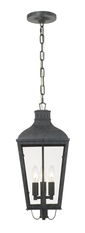Dumont 3 Light Graphite Outdoor Pendant DUM-9805-GE