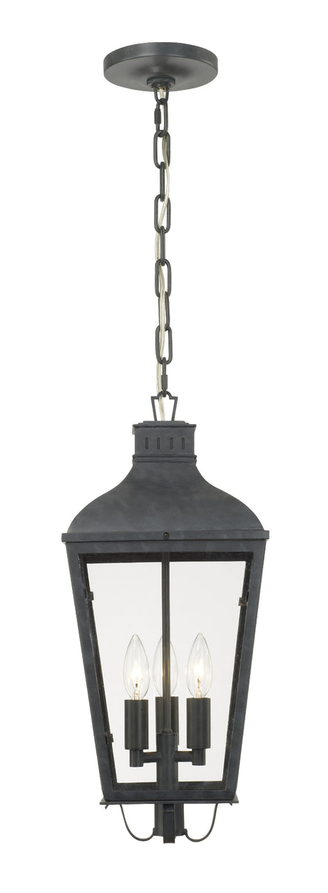 Dumont 3 Light Graphite Outdoor Pendant DUM-9805-GE