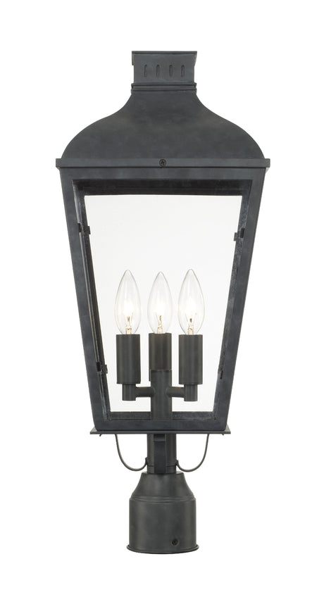 Dumont 3 Light Graphite Outdoor Post DUM-9807-GE