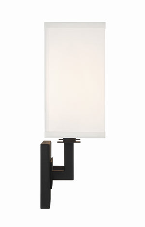 Durham 2 Light Black Forged Sconce DUR-A3542-BF