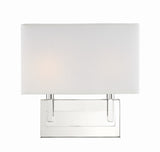 Durham 2 Light Polished Nickel Sconce DUR-A3542-PN