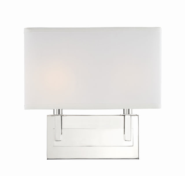 Durham 2 Light Polished Nickel Sconce DUR-A3542-PN