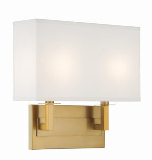 Durham 2 Light Black Forged Sconce DUR-A3542-BF
