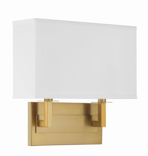 Durham 2 Light Black Forged Sconce DUR-A3542-BF