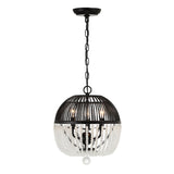 Duval 3 Light Matte Black Mini Chandelier DUV-623-MK