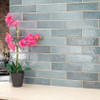 Renzo denim 3x12 glossy ceramic blue wall tile NRENDEN3X12 product shot multiple tiles angle view #Size_3"x12"