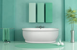 Hydro Systems MDM7036ATO-BON DOMINGO 7036 AC TUB ONLY - BONE