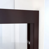 DreamLine Duet Plus 50-54 in. W x 72 in. H Semi-Frameless Bypass Sliding Shower Door in Oil Rubbed Bronze