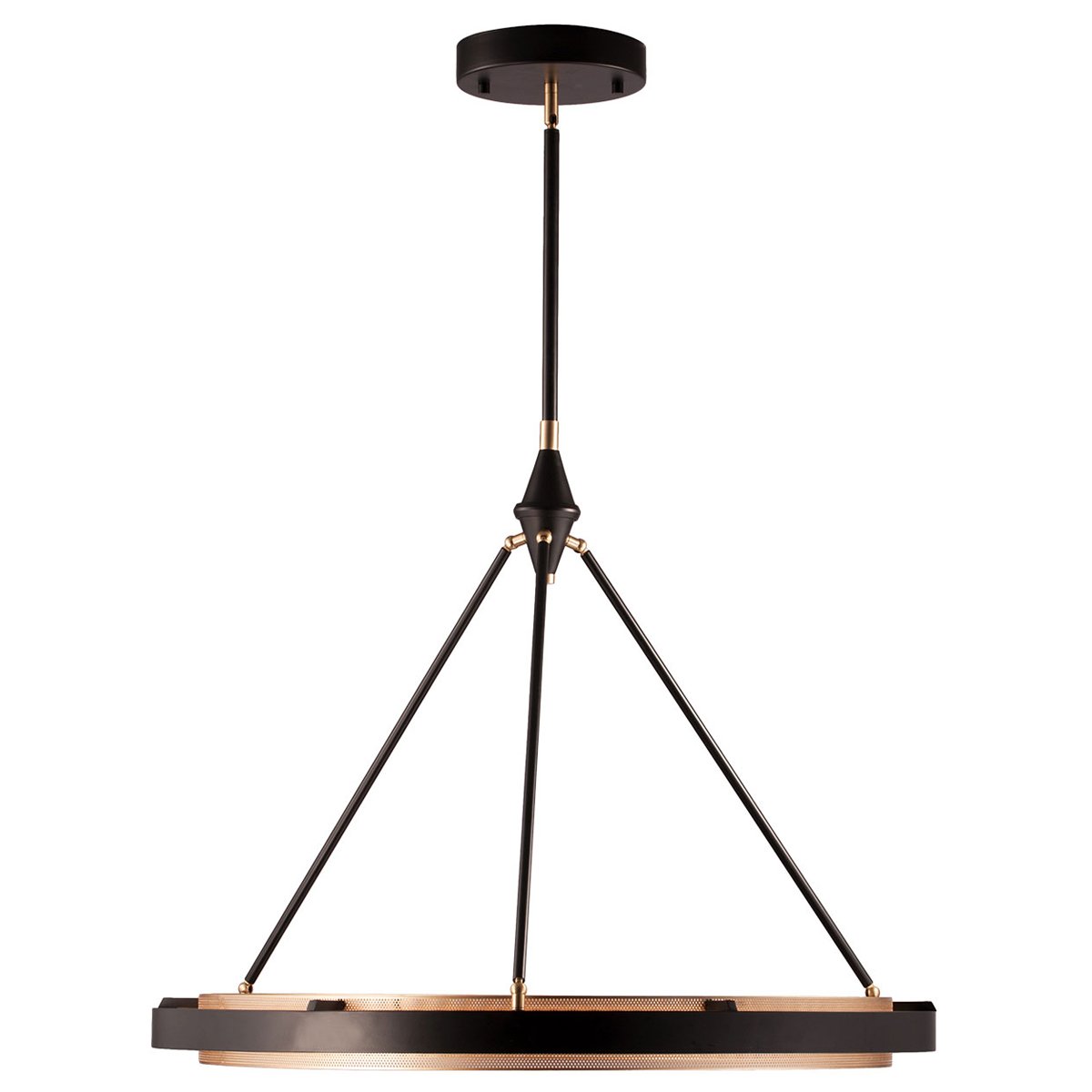 Alora PD302724CBGS DUO PENDANT LED LIGHT CLASSIC BLACK GOLD SHIMMER