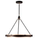 Alora PD302724CBGS DUO PENDANT LED LIGHT CLASSIC BLACK GOLD SHIMMER