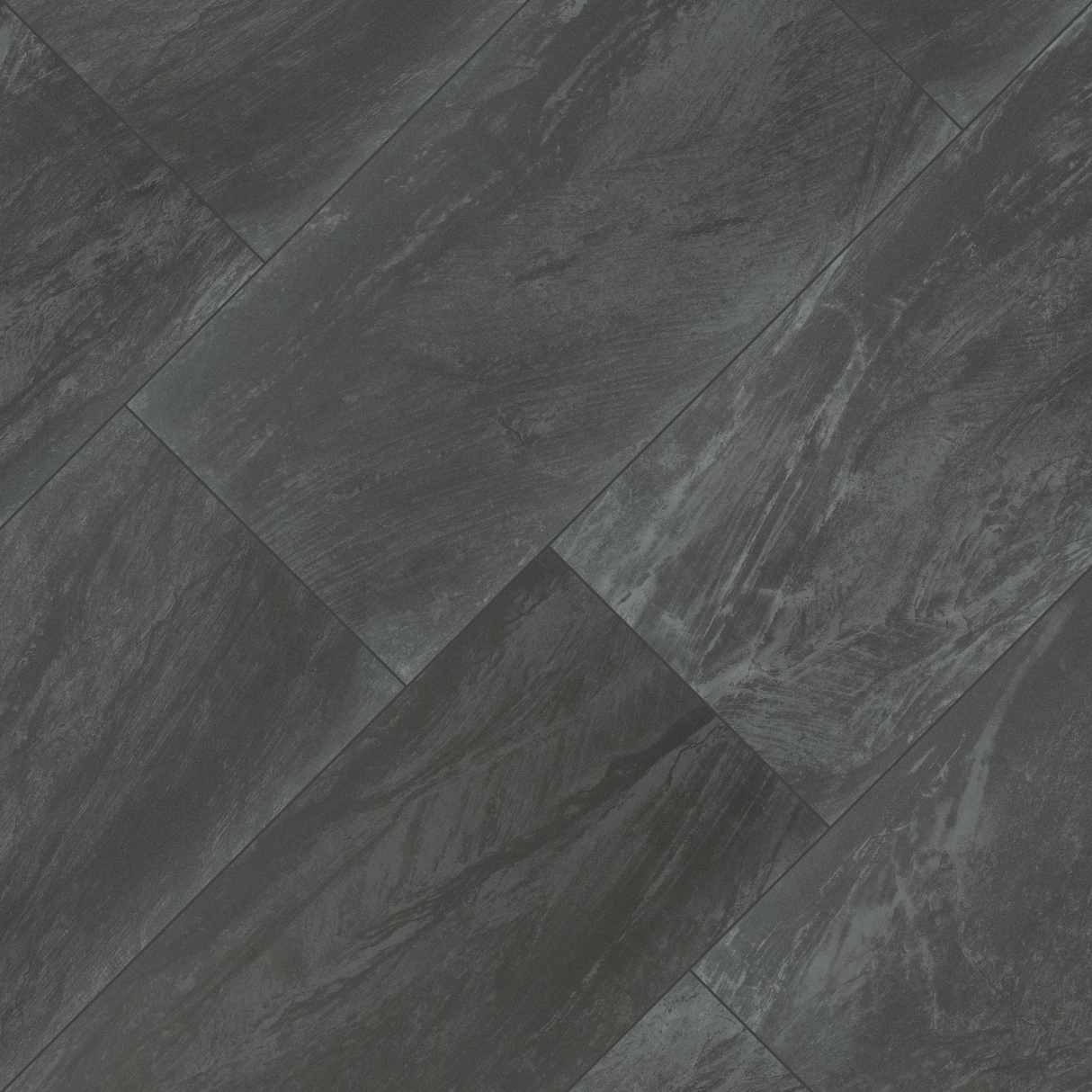 Durban anthracite 24x48 polished porcelain NDURANT2448P floor and wall tile  msi collection product shot angle view