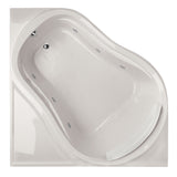 Hydro Systems ECL6464AWP-WHI ECLIPSE 6464 AC W/WHIRLPOOL SYSTEM-WHITE